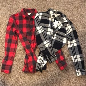BUNDLE of two J. Crew Flannels NWT